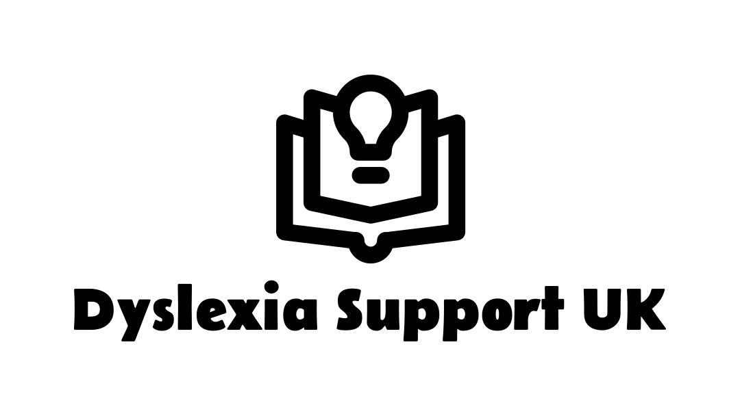 Logo Logo for Dyslexia Support UK featuring an open book and a lightbulb symbol.
